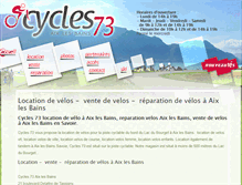 Tablet Screenshot of cycles73.com